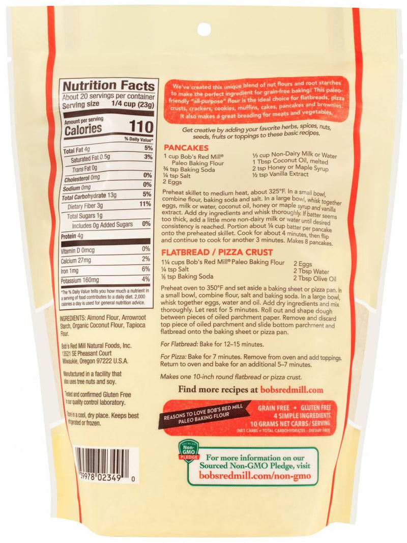 Bob's Red Mill Paleo Baking Flour 1 lb. - High-quality Baking Products by Bob's Red Mill at 