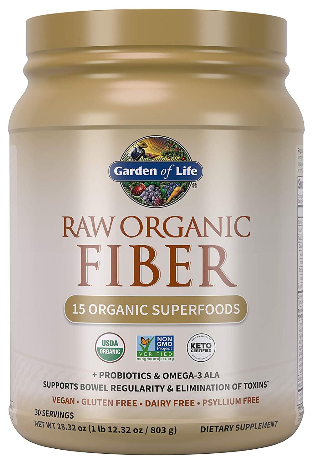 Garden of Life RAW Fiber 803 grams - High-quality Fiber by Garden of Life at 