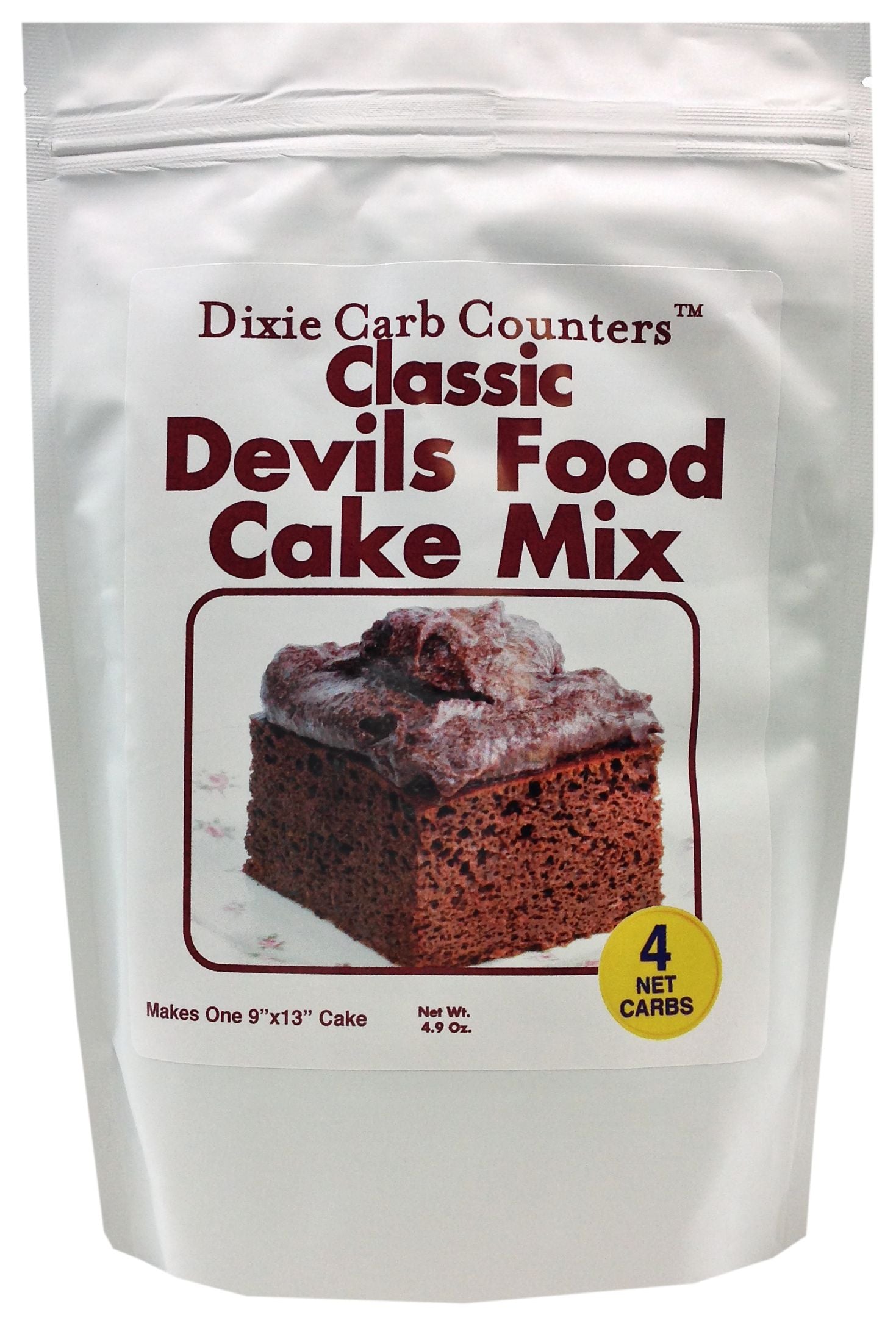 Dixie USA Carb Counters Cake Mix 4.9 oz. - High-quality Baking Products by Dixie USA at BariatricPal Store