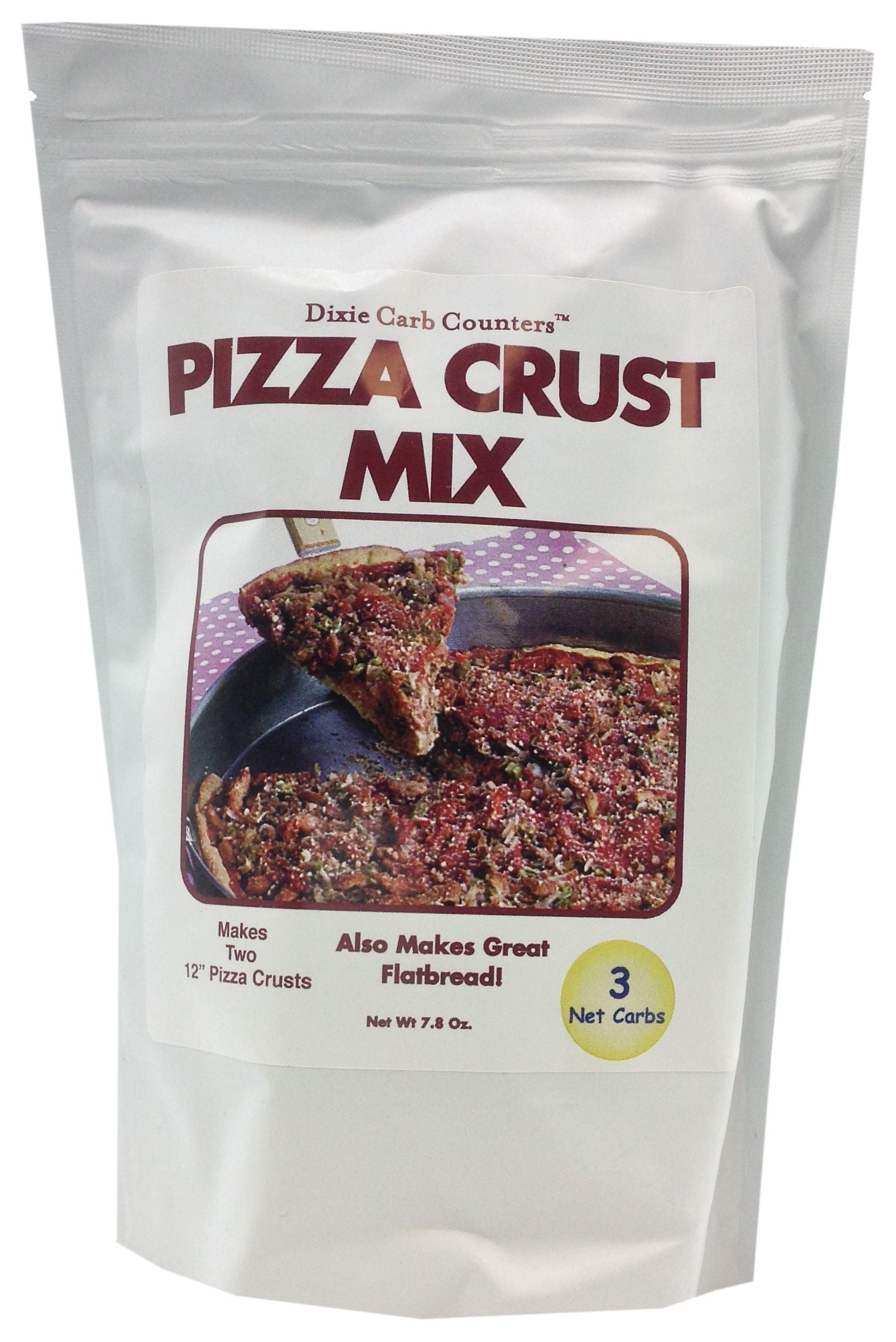 Dixie USA Carb Counters Pizza Crust Mix 7.8 oz. - High-quality Baking Products by Dixie USA at 