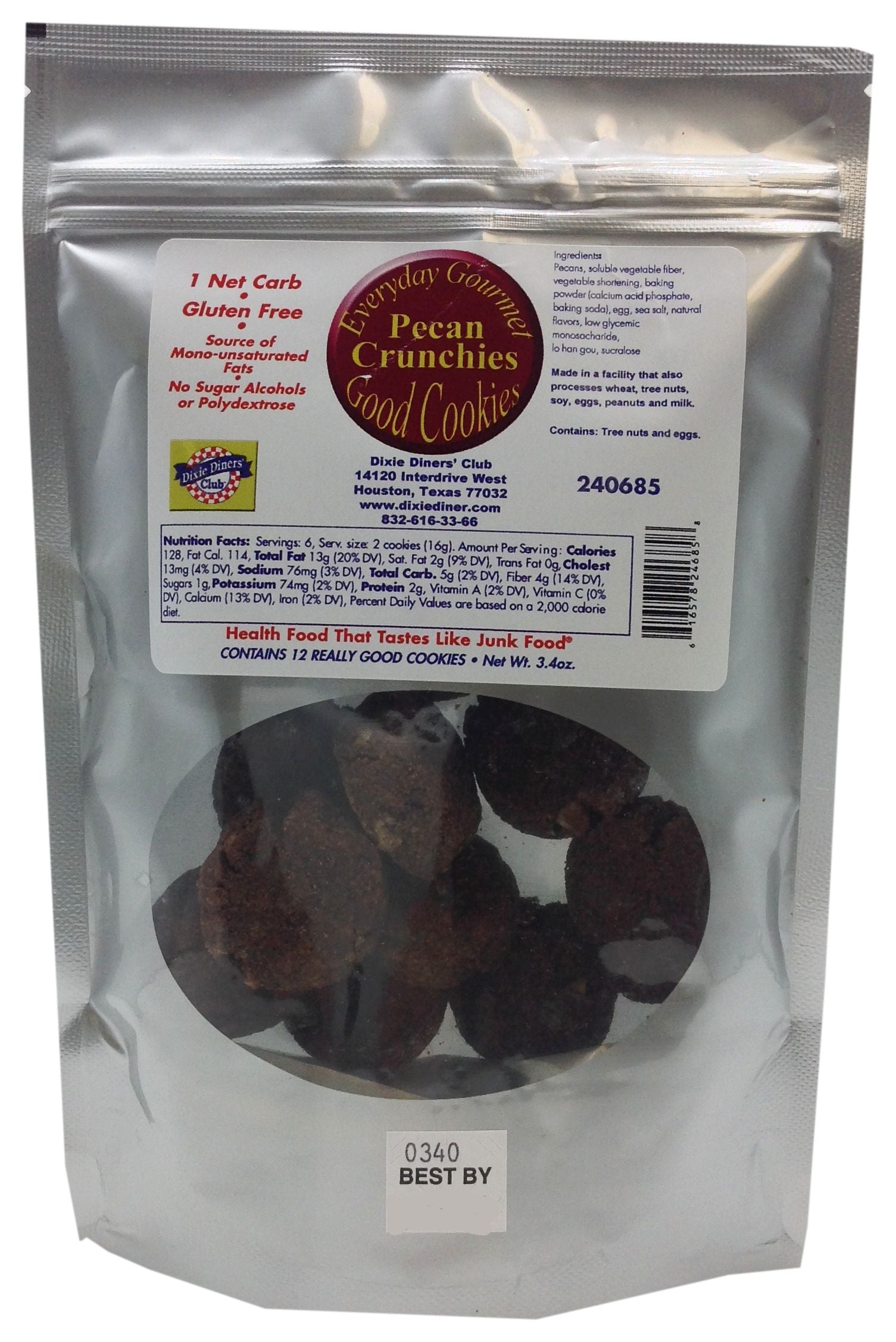 #Flavor_Pecan Crunchies #Size_3.4 oz. bag