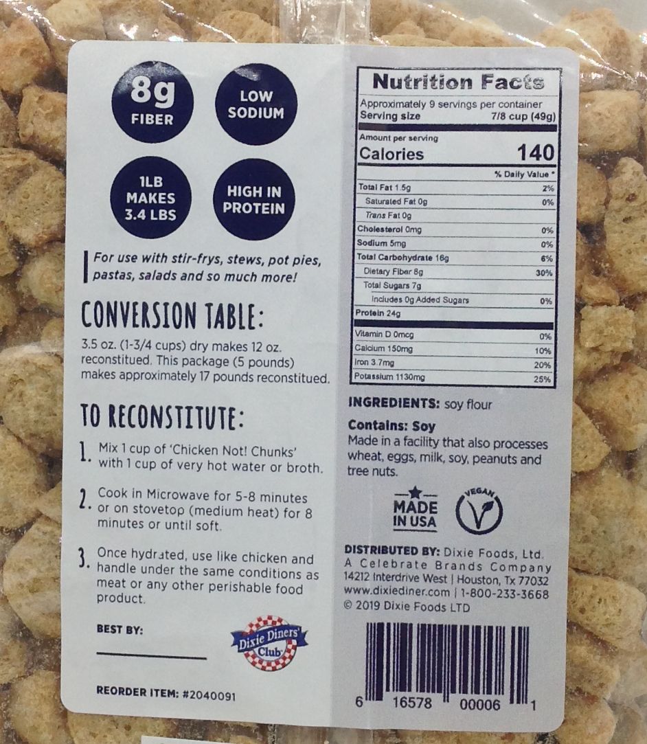 #Flavor_Chunks #Size_1 lb.