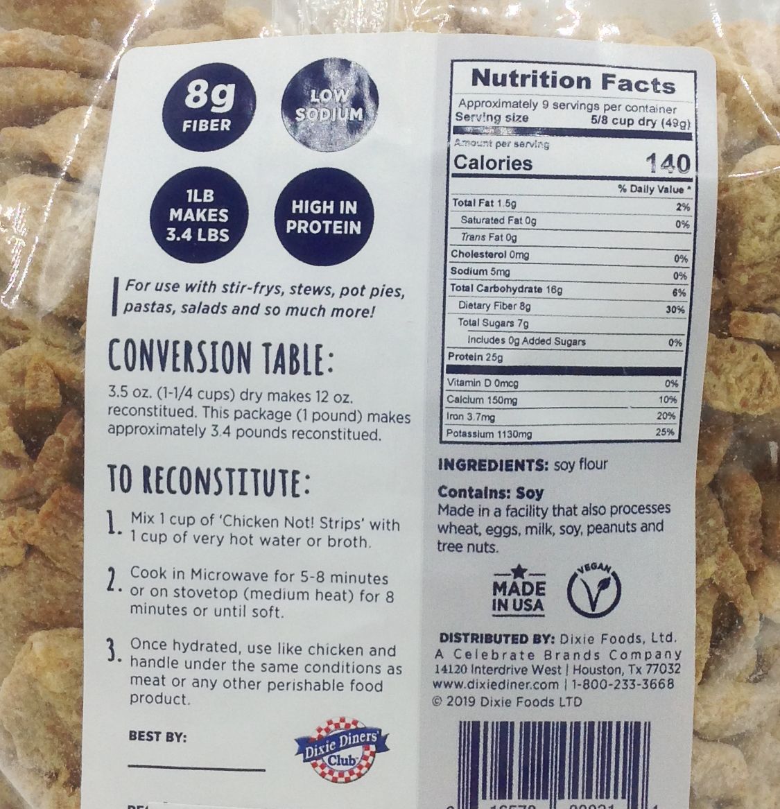 #Flavor_Strips #Size_1 lb.