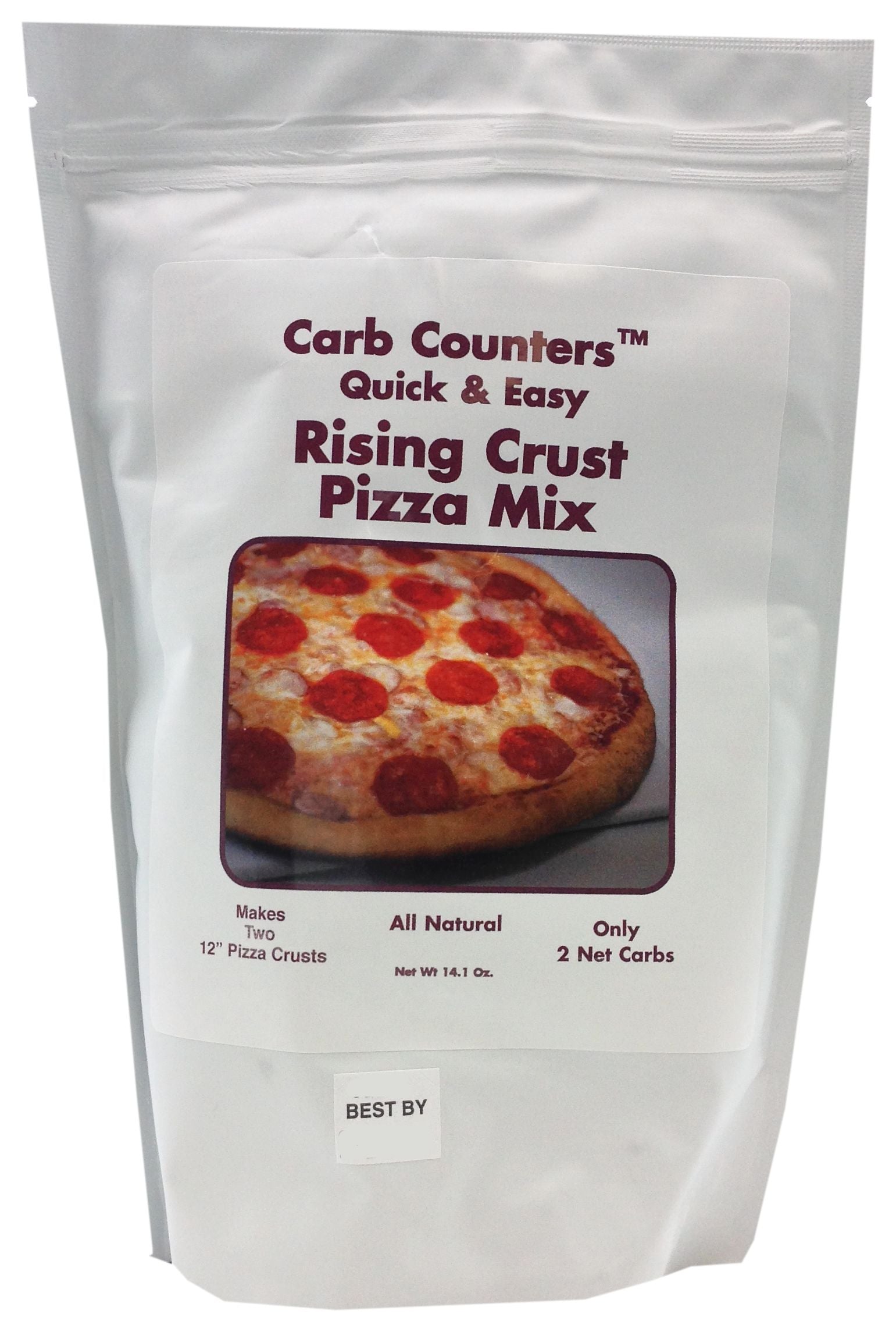 Dixie USA Carb Counters Quick & Easy Rising Crust Pizza Mix 14.1 oz. - High-quality Baking Products by Dixie USA at BariatricPal Store