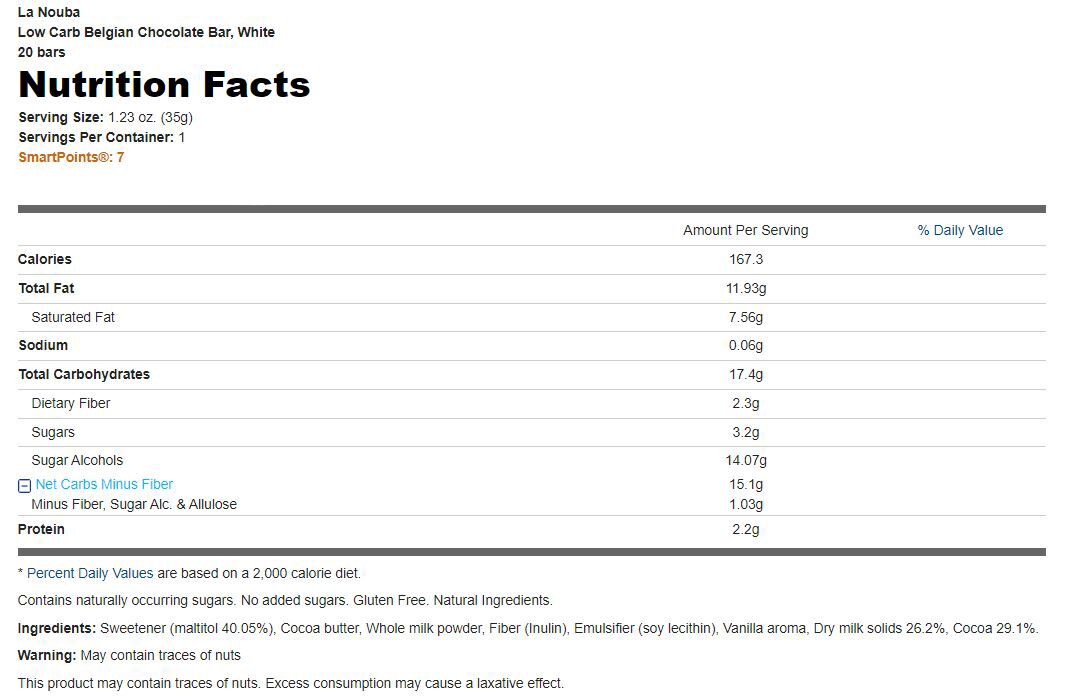 #Flavor_White #Size_20 bars
