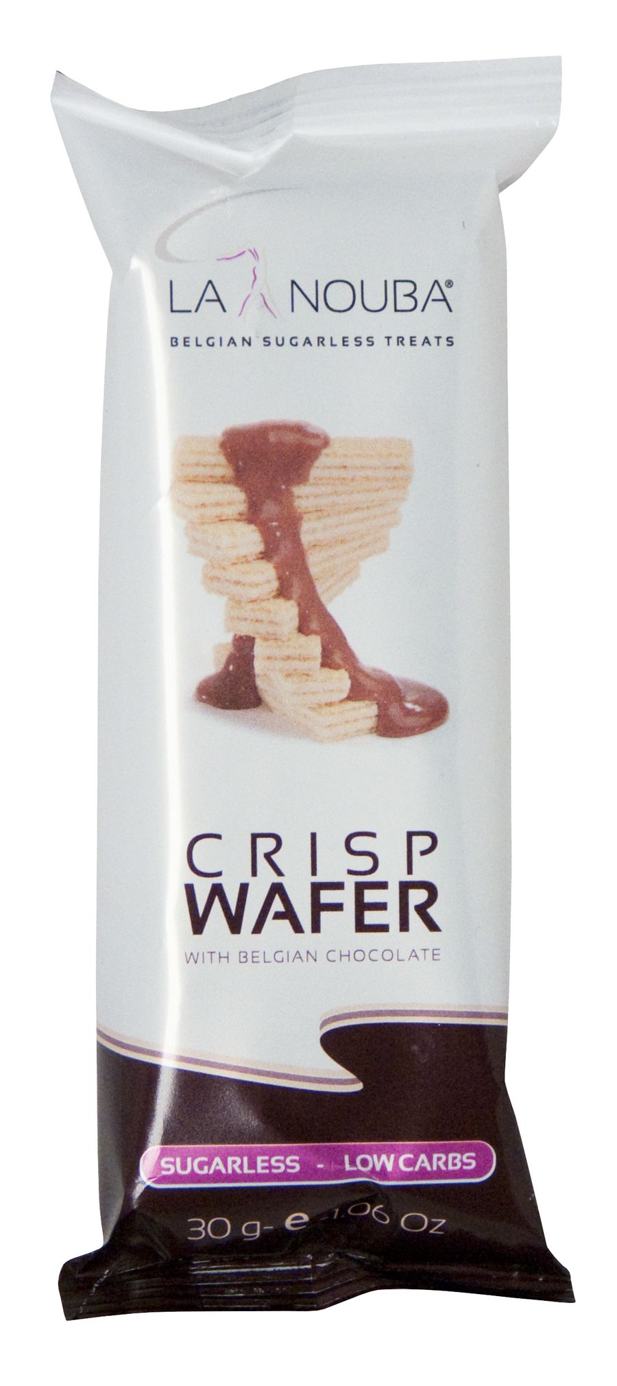 La Nouba Low Carb Belgian Chocolate Crisp Wafer (16 Bars) - High-quality Bars by La Nouba at BariatricPal Store