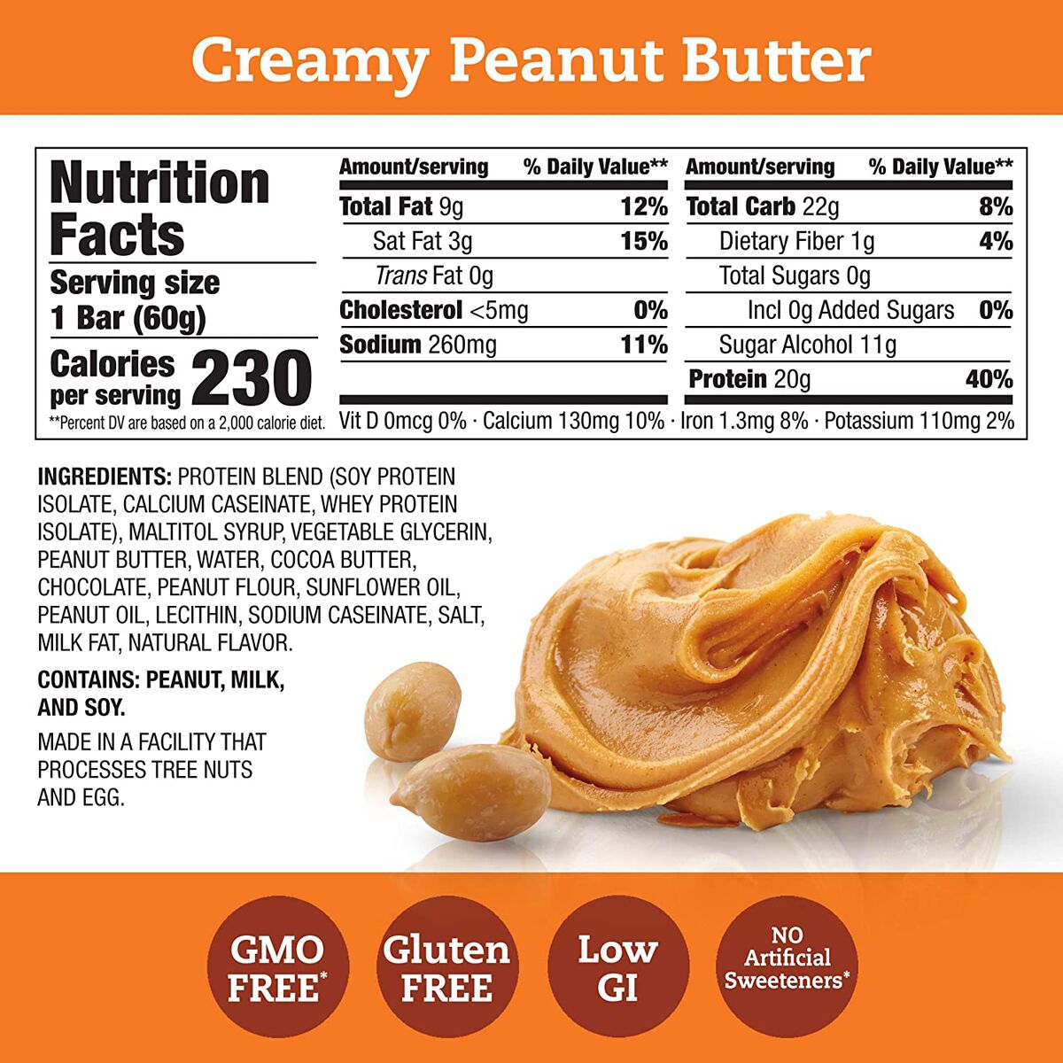 #Flavor_Creamy Peanut Butter, Chocolate Dipped #Size_10 bars