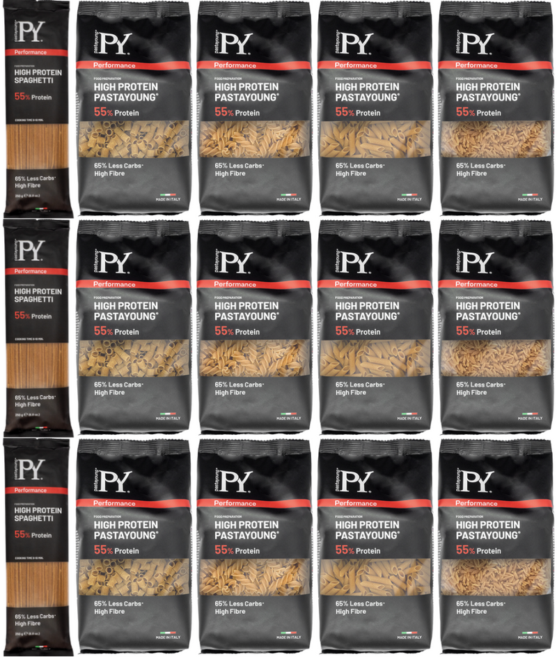 High Protein Pasta by Pasta Young - Variety Pack - High-quality Pasta by Pasta Young at 
