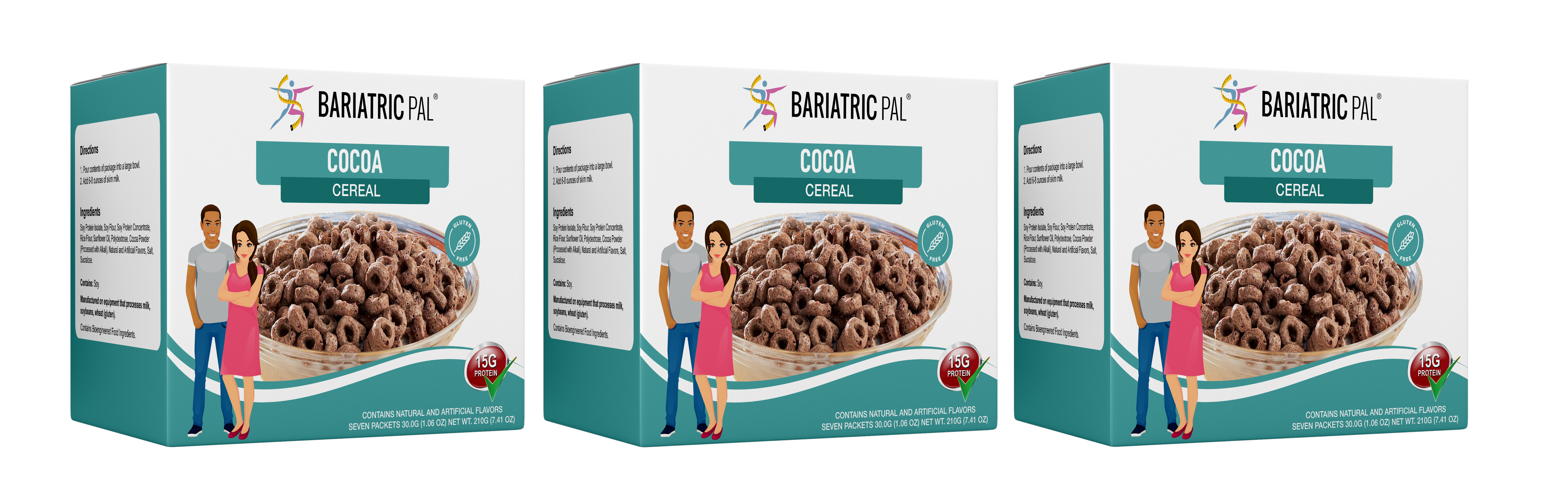 BariatricPal Protein Cereal - Rich Cocoa - High-quality Cereal by BariatricPal at BariatricPal Store