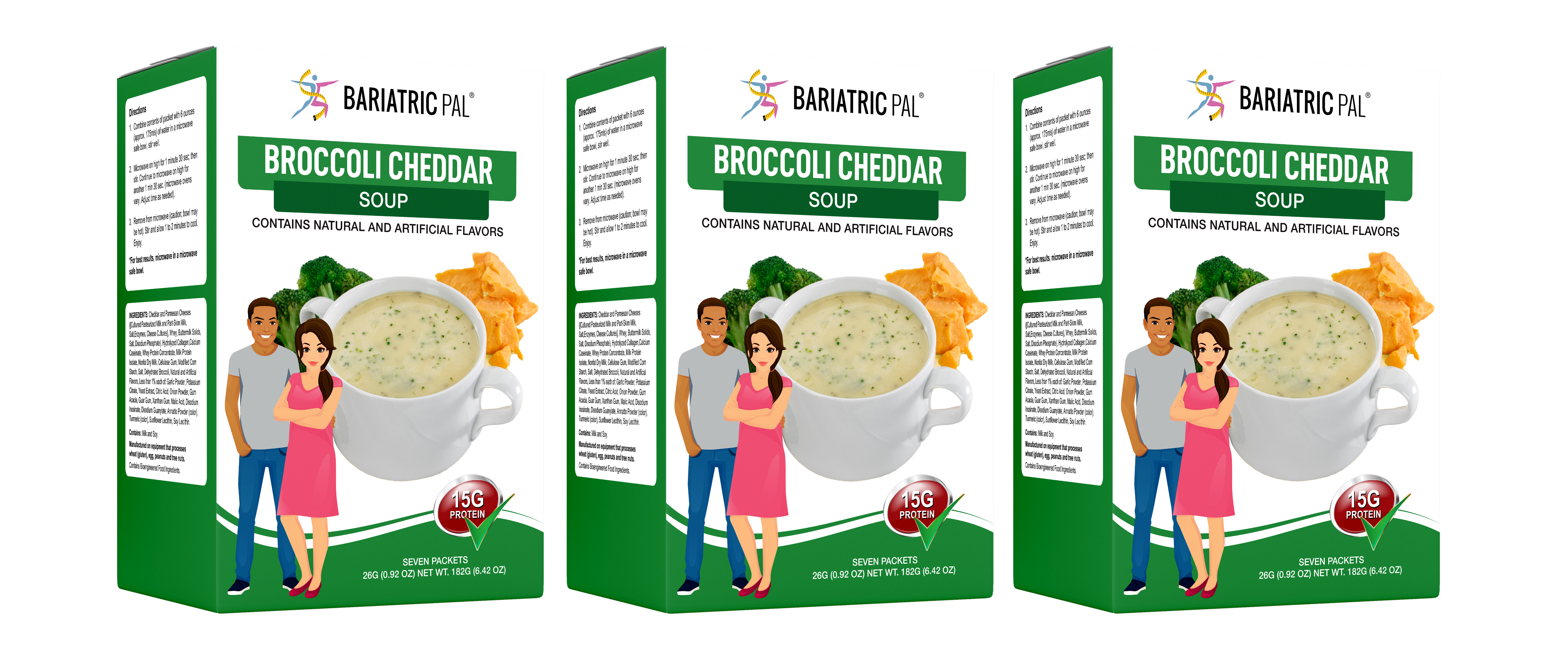 BariatricPal High Protein Meal Replacement Soup - Broccoli and Cheese - High-quality Soups by BariatricPal at BariatricPal Store