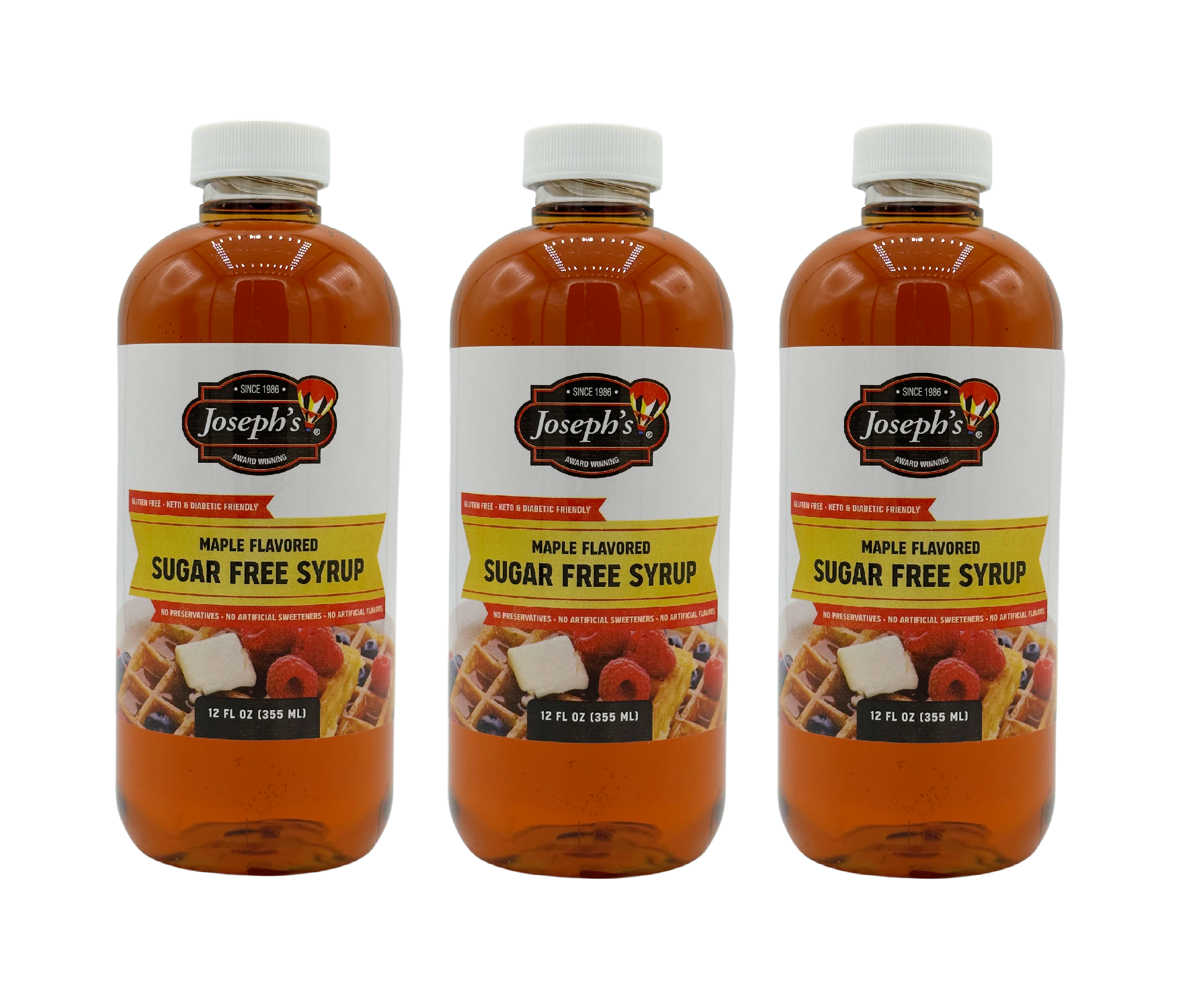 Joseph's Sugar-Free Maple Syrup (12 Fl. Oz) - High-quality Syrups by Joseph's at BariatricPal Store