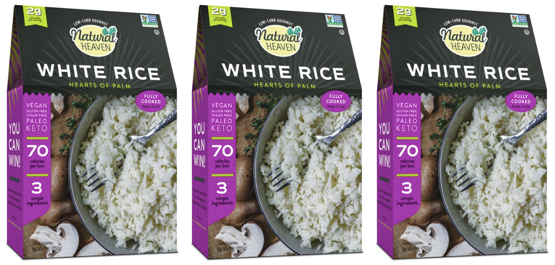 White Rice Hearts of Palm by Natural Heaven - High-quality Rice Substitute by Natural Heaven at BariatricPal Store