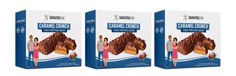 BariatricPal High Protein Bars - Caramel Crunch - High-quality Protein Bars by BariatricPal at 
