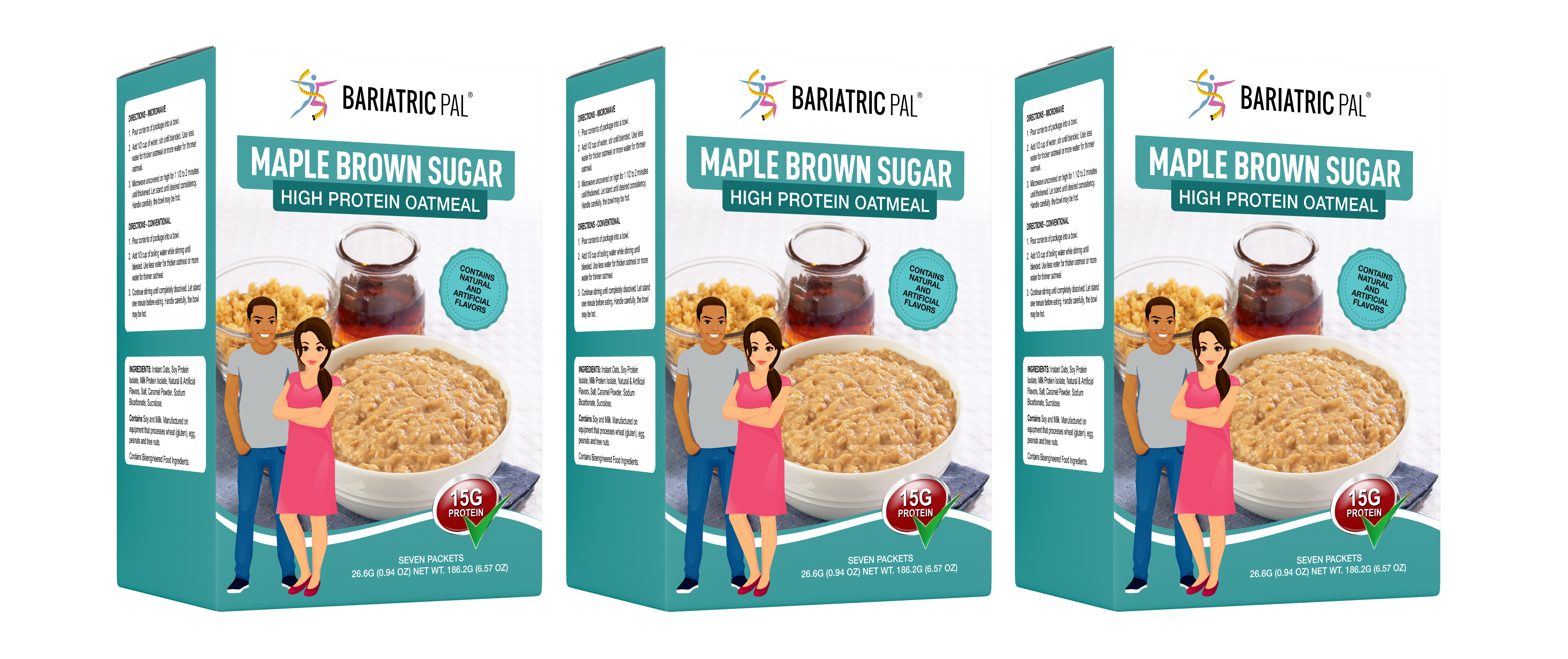 BariatricPal Hot Protein Breakfast - Maple Brown Sugar Oatmeal - High-quality Breakfast by BariatricPal at BariatricPal Store