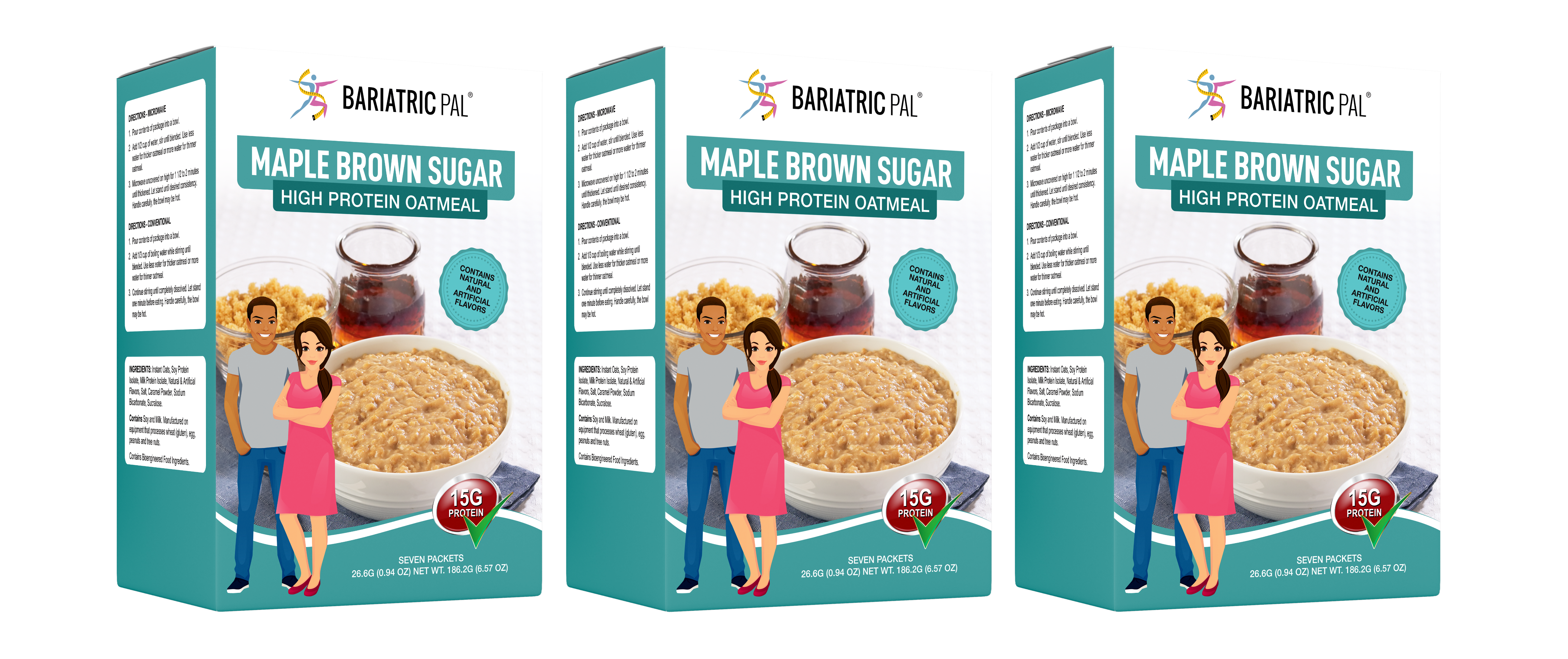 BariatricPal Hot Protein Breakfast - Maple Brown Sugar Oatmeal - High-quality Breakfast by BariatricPal at 