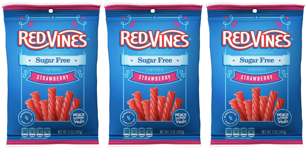 American Licorice Company Sugar Free Red Vines 5oz Bag - High-quality Kosher by American Licorice Company at BariatricPal Store