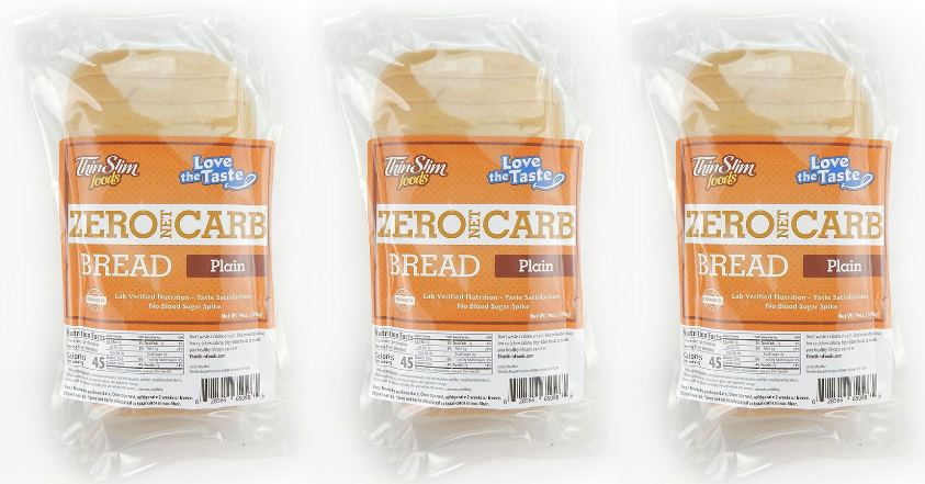 ThinSlim Foods Zero Carb Protein Bread - Plain - High-quality Protein Bread by ThinSlim Foods at 