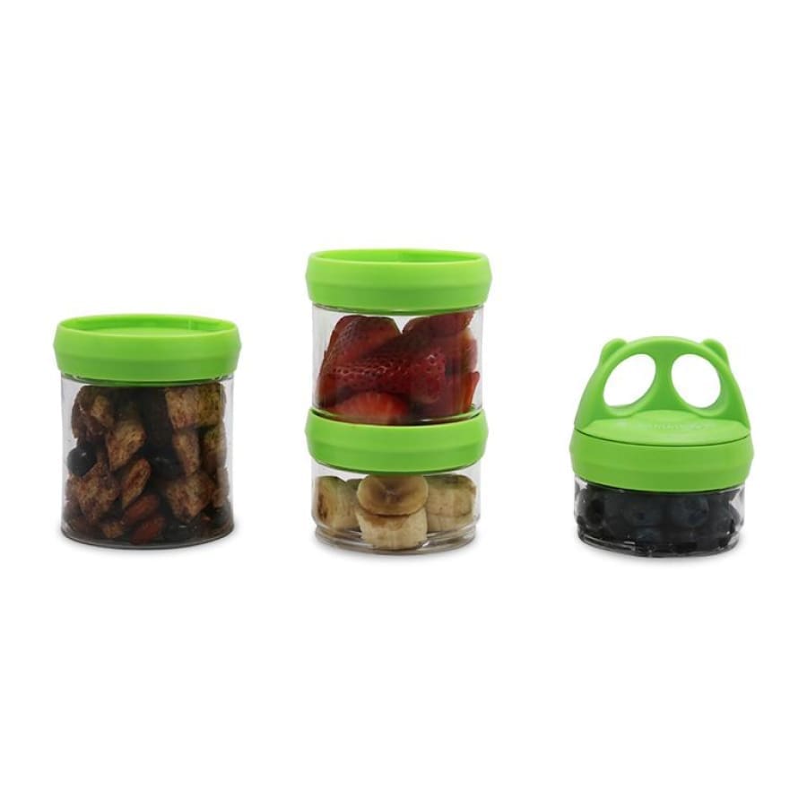 4 Compartment Twist Lock, Stackable, Leak-Proof, Food Storage, Snack Jars & Portion Control Lunch Box by BariatricPal - High-quality Lunch Box by BariatricPal at BariatricPal Store