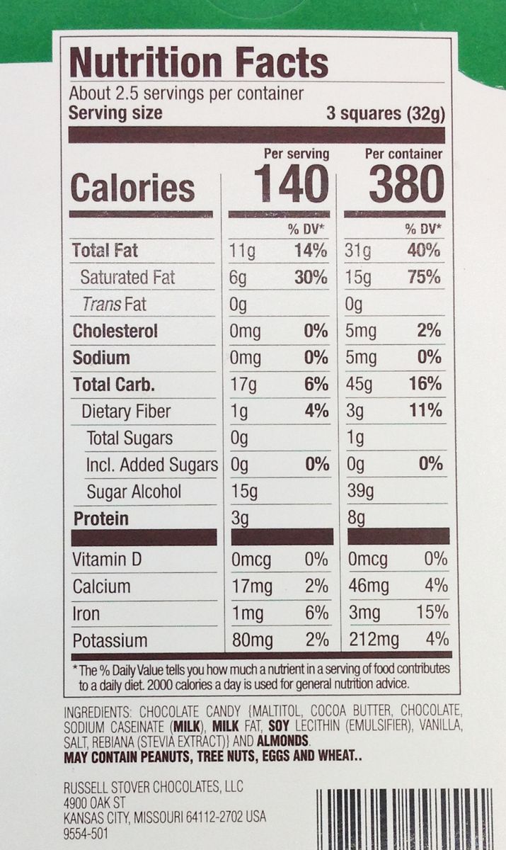 #Flavor_Milk Chocolate Almond #Size_One Bar