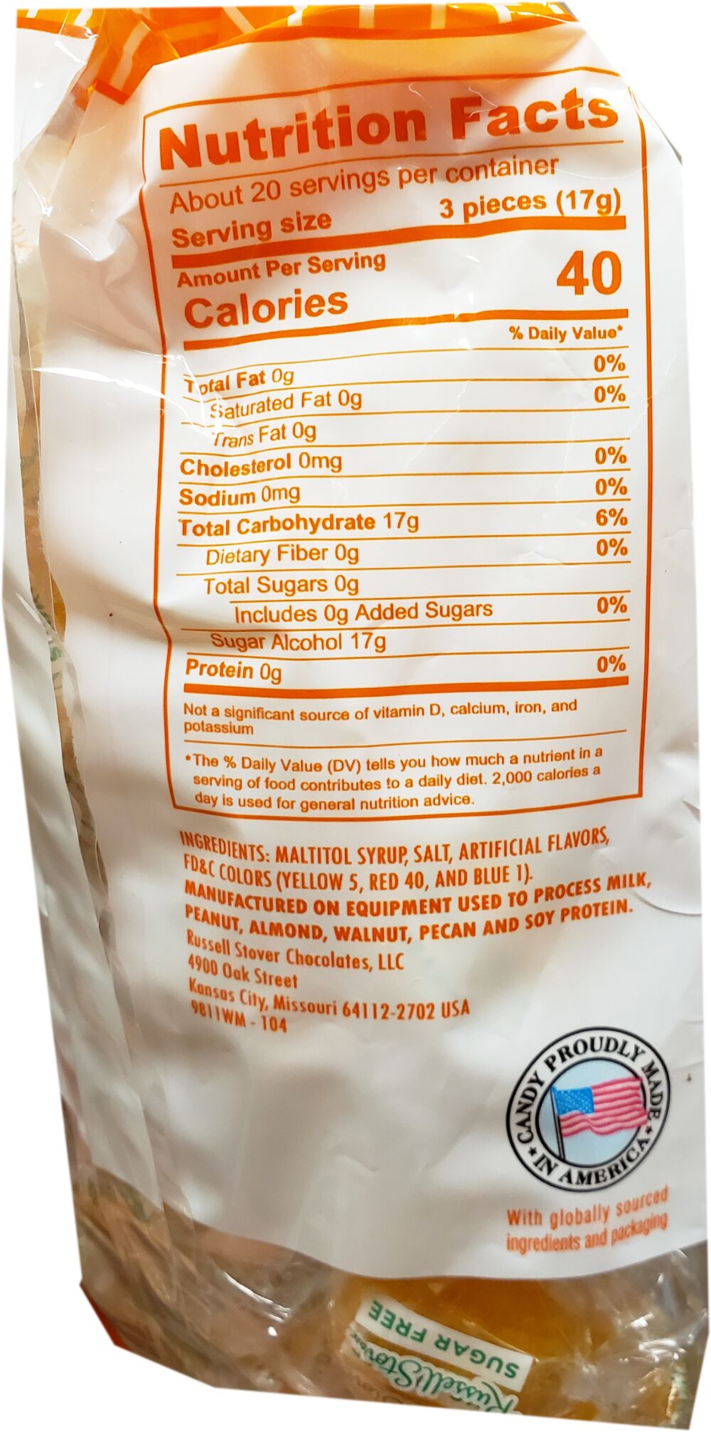 #Flavor_Butterscotch #Size_One Bag