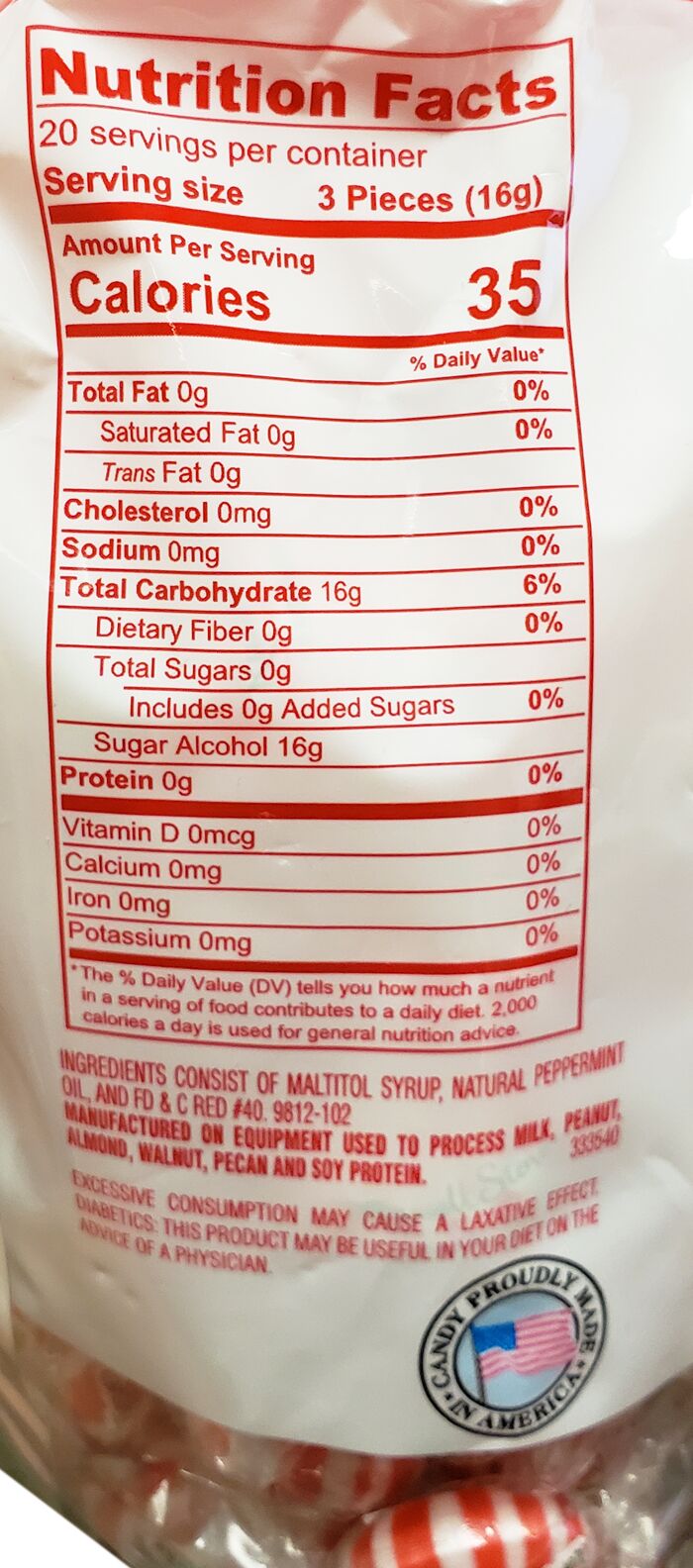 #Flavor_Peppermint Starlights #Size_One Bag