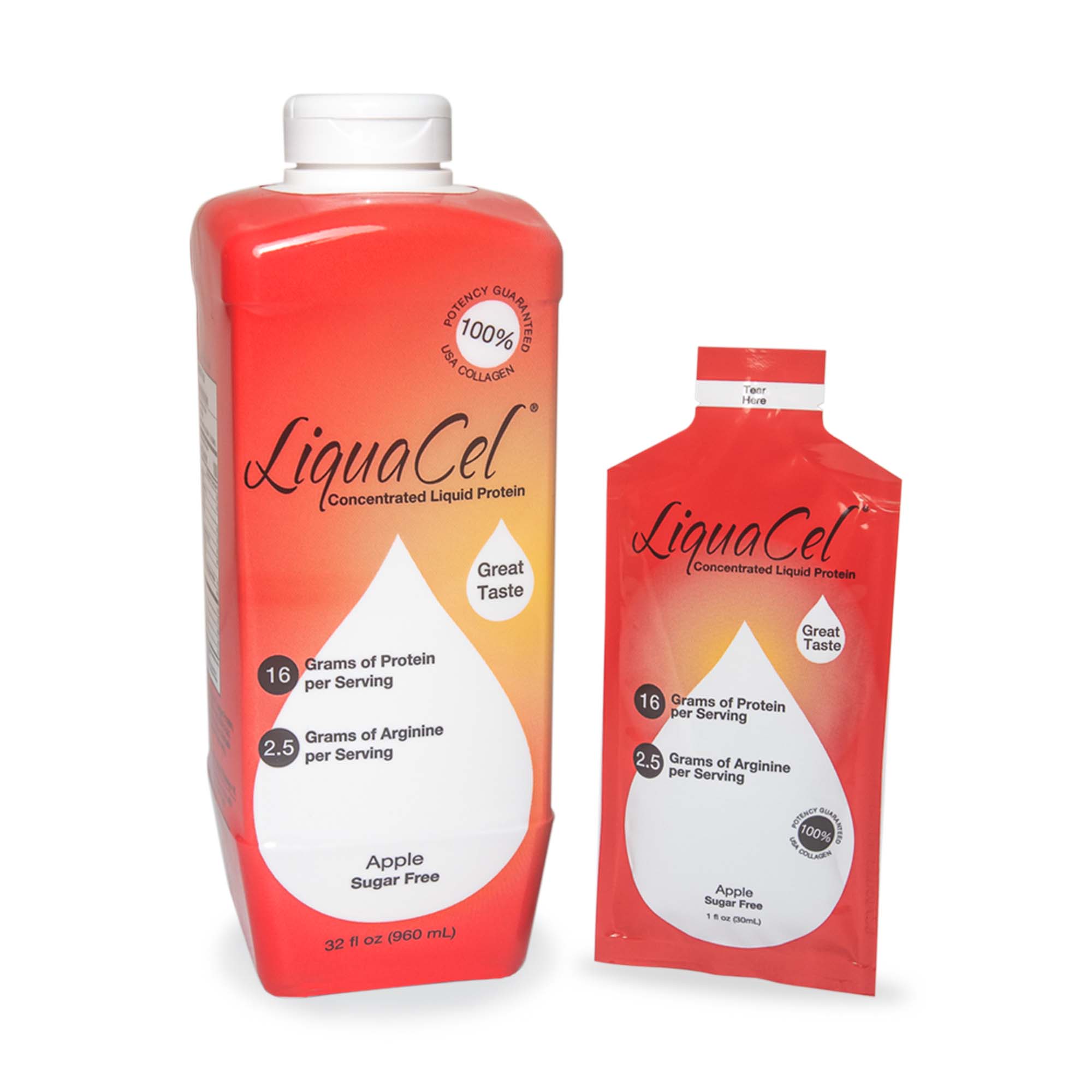 LiquaCel Liquid Protein 32 oz - High-quality Liquid Protein by Global Health Products at BariatricPal Store