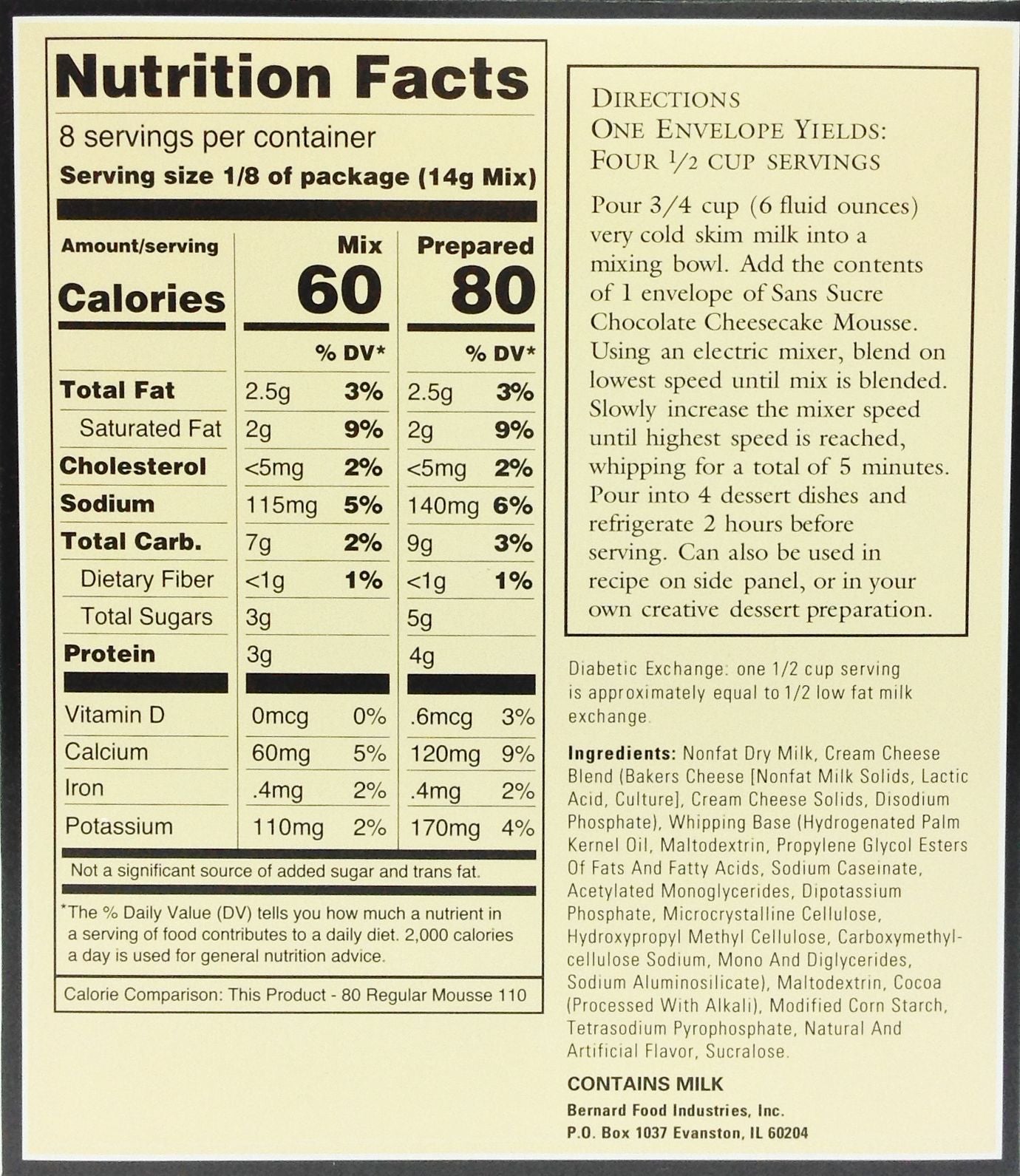 #Flavor_Chocolate Cheesecake, 4 oz.