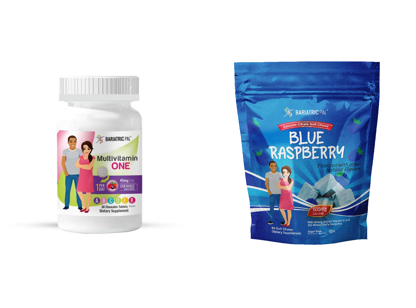 Gastric Bypass Complete Bariatric Vitamin Pack by BariatricPal - Chewables - High-quality by BariatricPal at BariatricPal Store