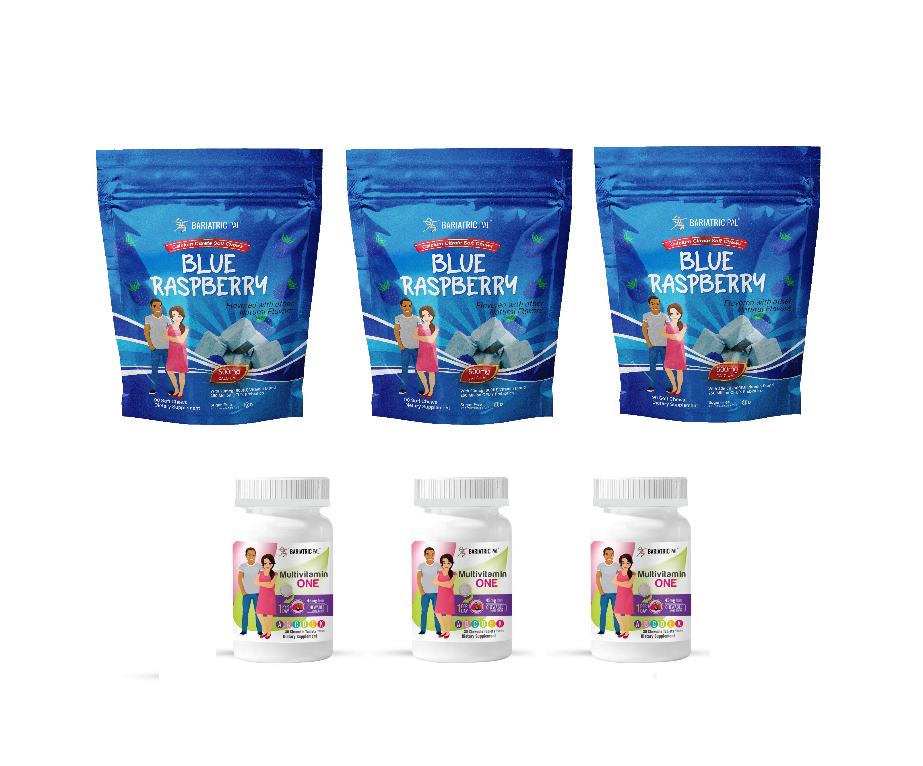 Gastric Band Complete Bariatric Vitamin Pack by BariatricPal - Chewables - High-quality Vitamin Pack by BariatricPal at BariatricPal Store