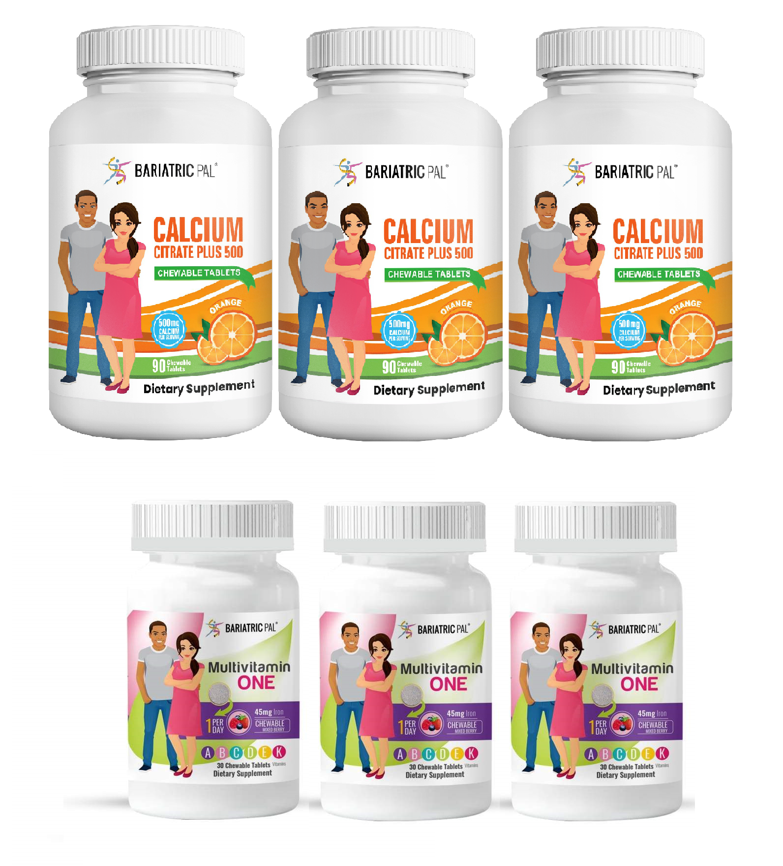 Gastric Bypass Complete Bariatric Vitamin Pack by BariatricPal - Capsules & Chewables - High-quality Vitamin Pack by BariatricPal at BariatricPal Store