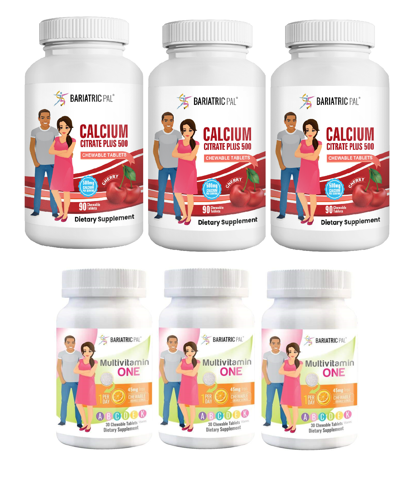 Gastric Band Complete Bariatric Vitamin Pack by BariatricPal - Capsules & Chewables - High-quality Vitamin Pack by BariatricPal at BariatricPal Store