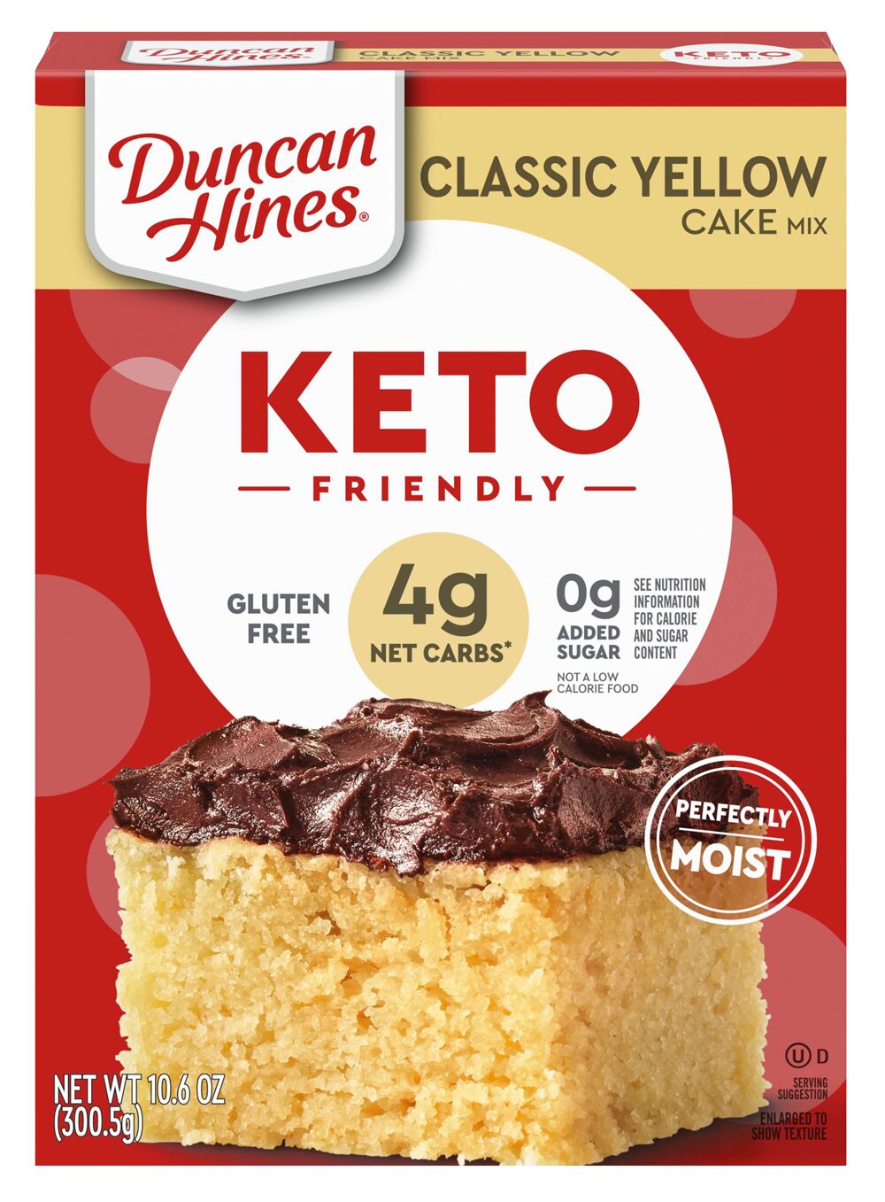 Duncan Hines Keto Friendly Cake Mix 10.6 oz - High-quality Baking Products by Duncan Hines at BariatricPal Store