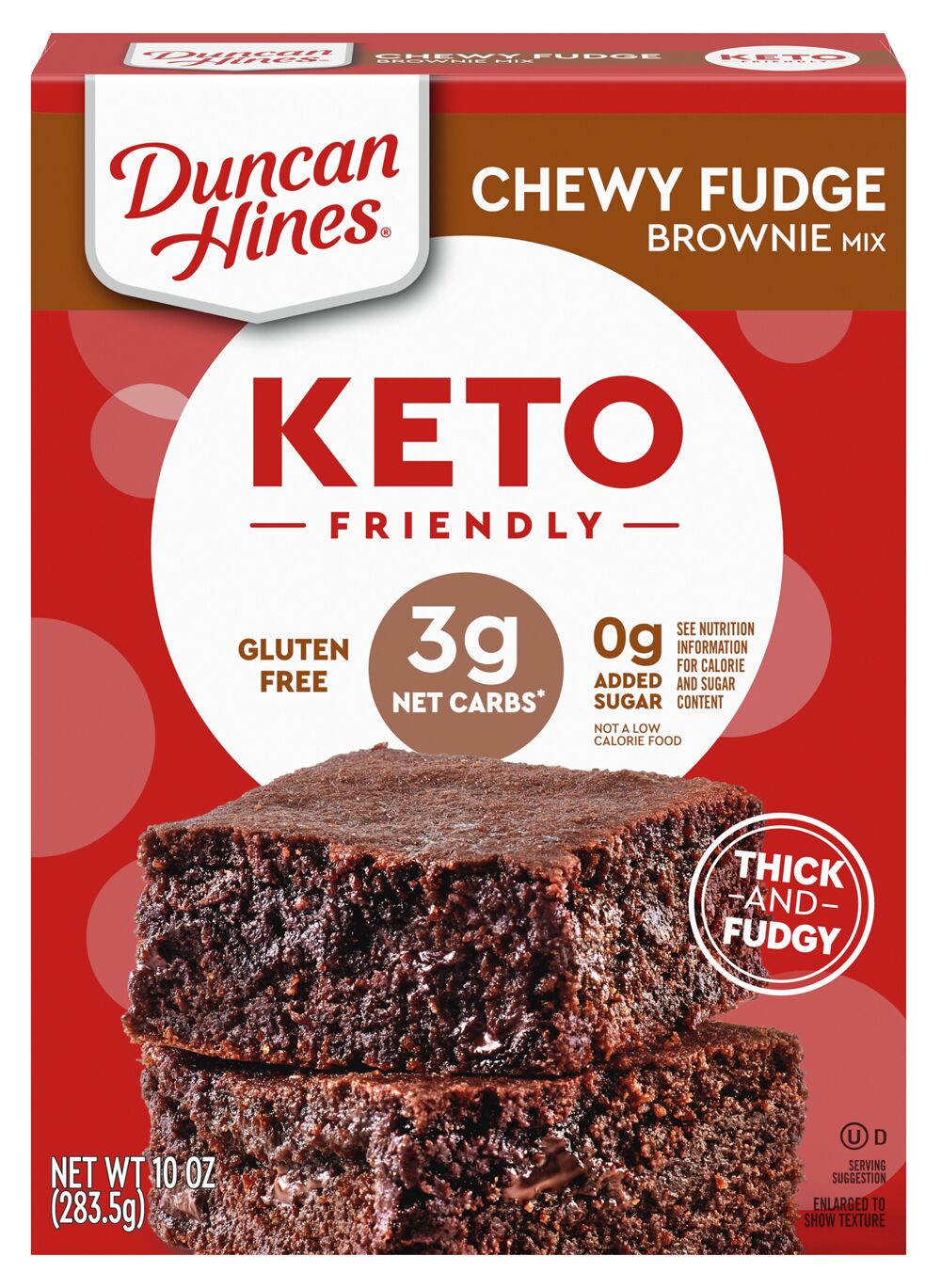 Duncan Hines Keto Friendly Brownie Mix 10 oz - High-quality Baking Products by Duncan Hines at BariatricPal Store