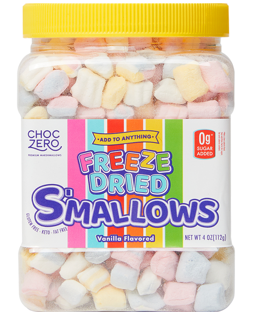 ChocZero Freeze Dried S'mallows Sugar Free Marshmallows - High-quality Low Carbohydrate/Keto by ChocZero at BariatricPal Store