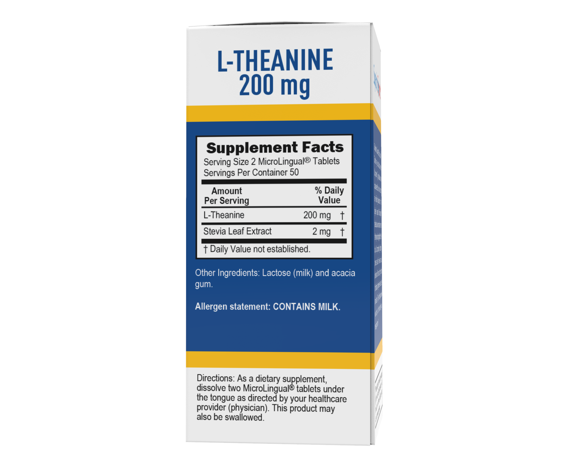 Superior Source L-Theanine 200 mg MicroLingual® Instant Dissolve Tablets - High-quality Sleep Aid by Superior Source at BariatricPal Store