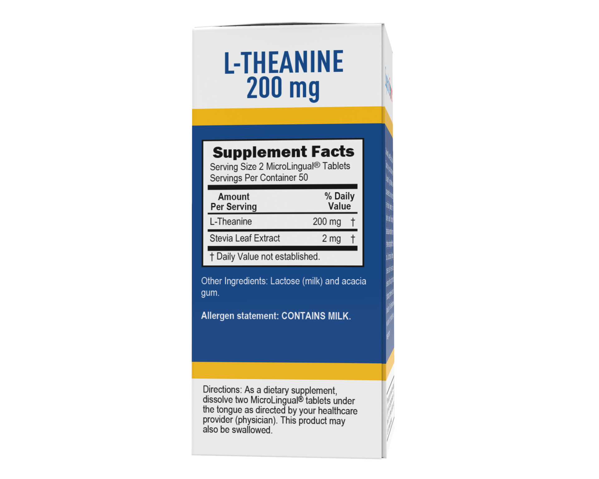 Superior Source L-Theanine 200 mg MicroLingual® Instant Dissolve Tablets - High-quality Sleep Aid by Superior Source at 