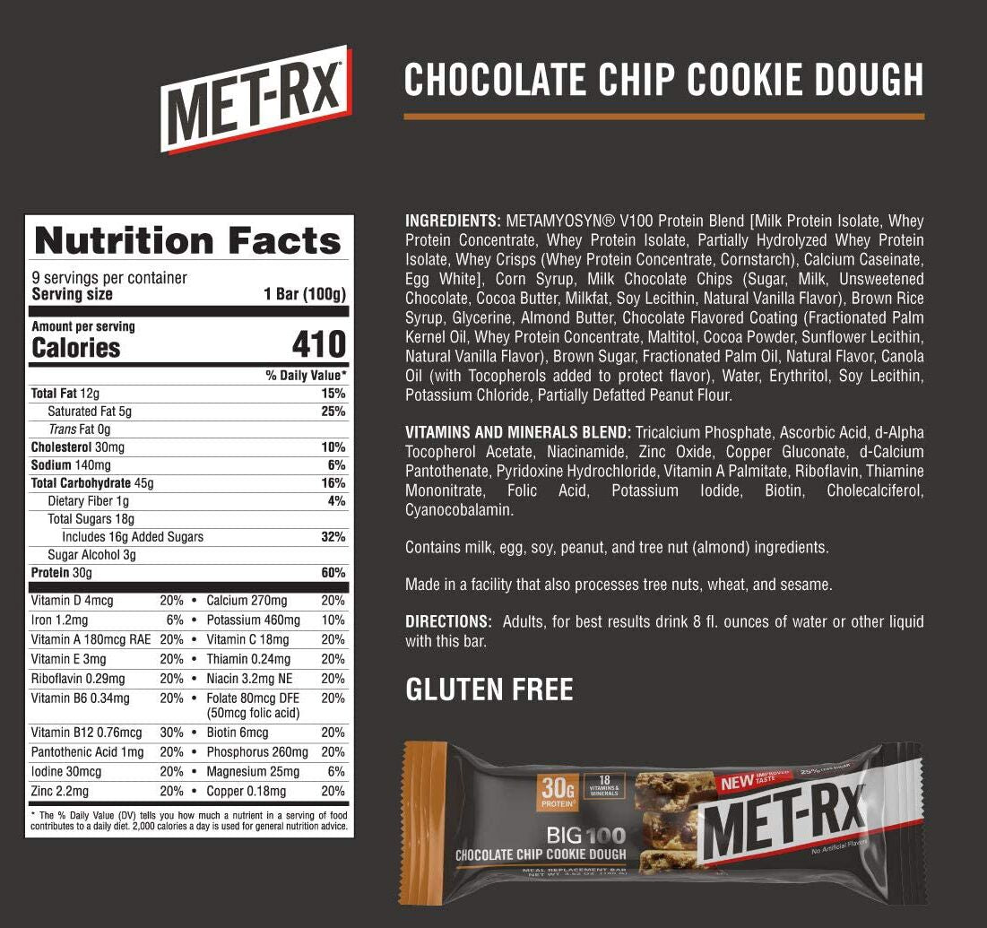 #Flavor_Chocolate Chip Cookie Dough #Size_9 bars