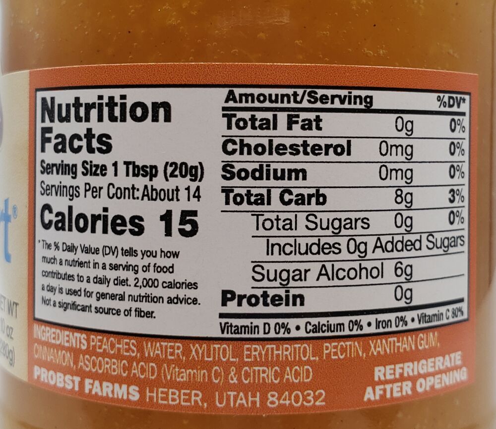 #Flavor_Peach #Size_10 oz.