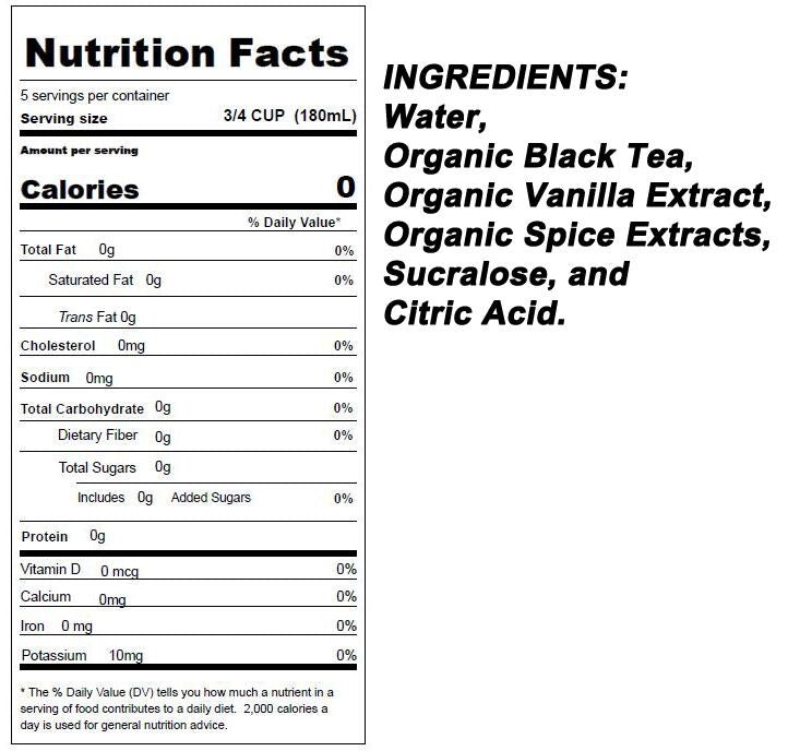 Oregon Chai Sugar-Free Chai Tea Latte Concentrate 32 fl oz - High-quality Beverages by Oregon Chai at BariatricPal Store