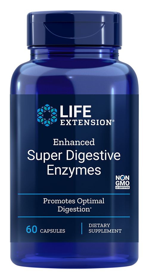 Life Extension Enhanced Super Digestive Enzymes 60 capsules - High-quality Digestion by Life Extension at BariatricPal Store