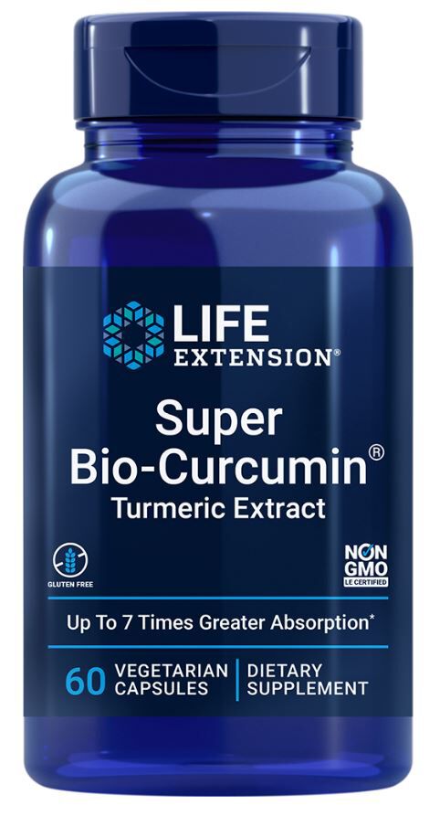 Life Extension Super Bio-Curcumin 60 vegetarian capsules - High-quality Herbs by Life Extension at BariatricPal Store
