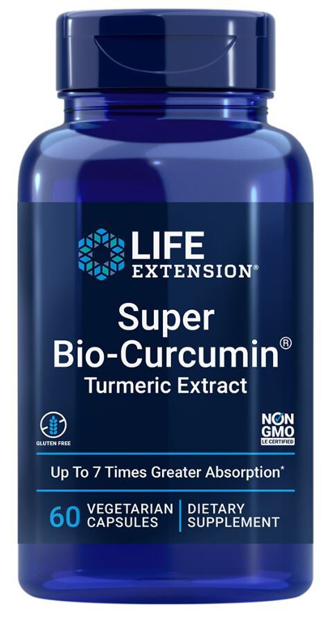 Life Extension Super Bio-Curcumin 60 vegetarian capsules - High-quality Herbs by Life Extension at 