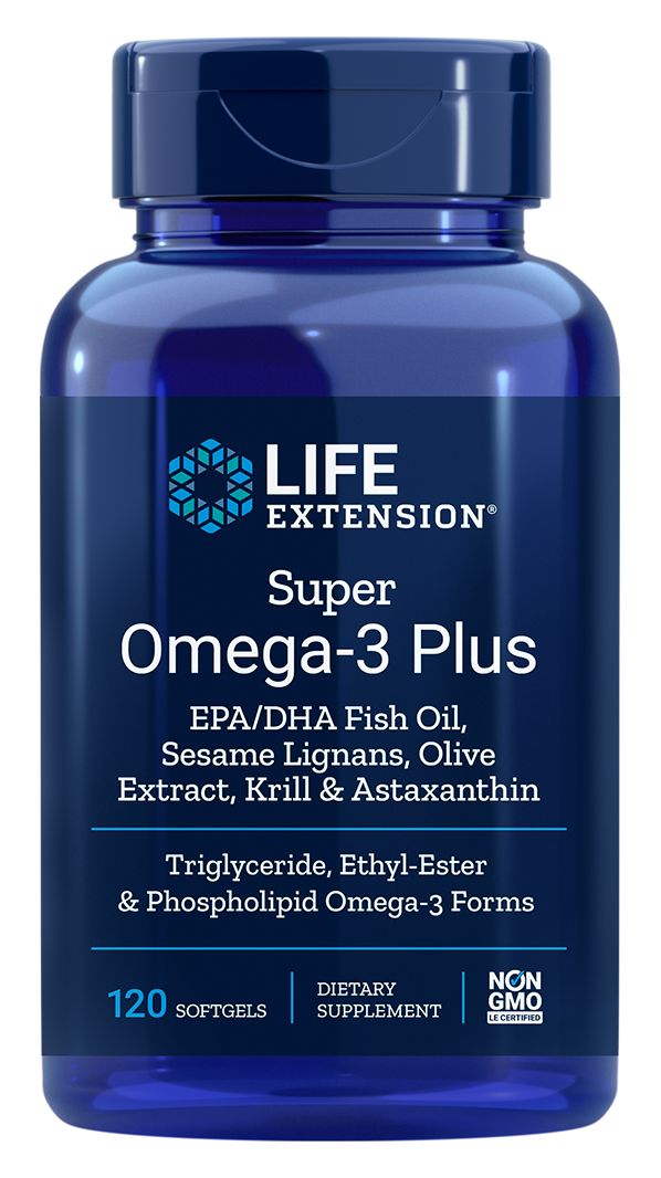 Life Extension Super Omega-3 Plus 120 softgels - High-quality Oils/EFAs by Life Extension at 
