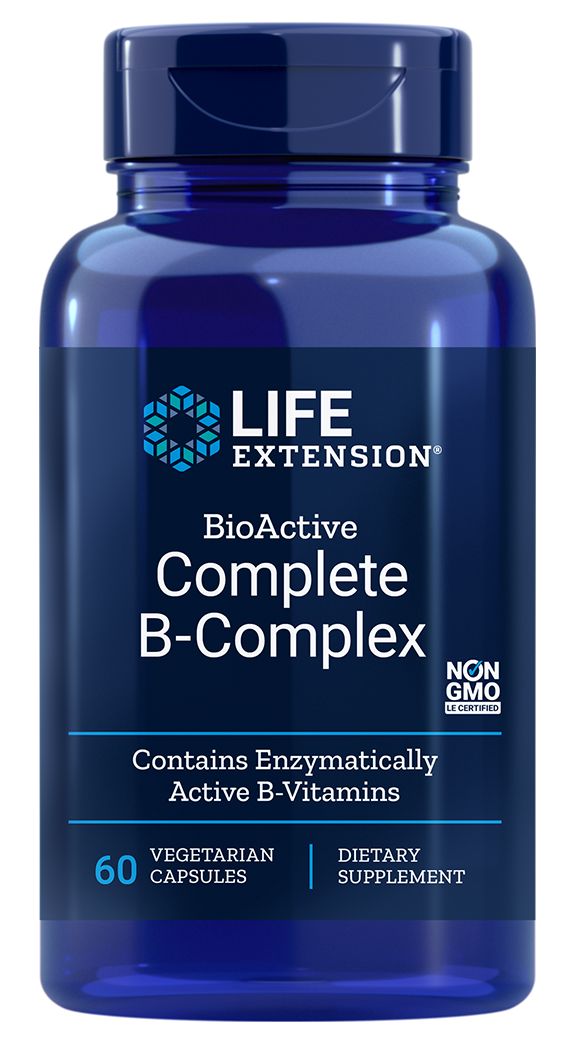 Life Extension BioActive Complete B-Complex 60 vegetarian caps - High-quality Vitamins by Life Extension at BariatricPal Store