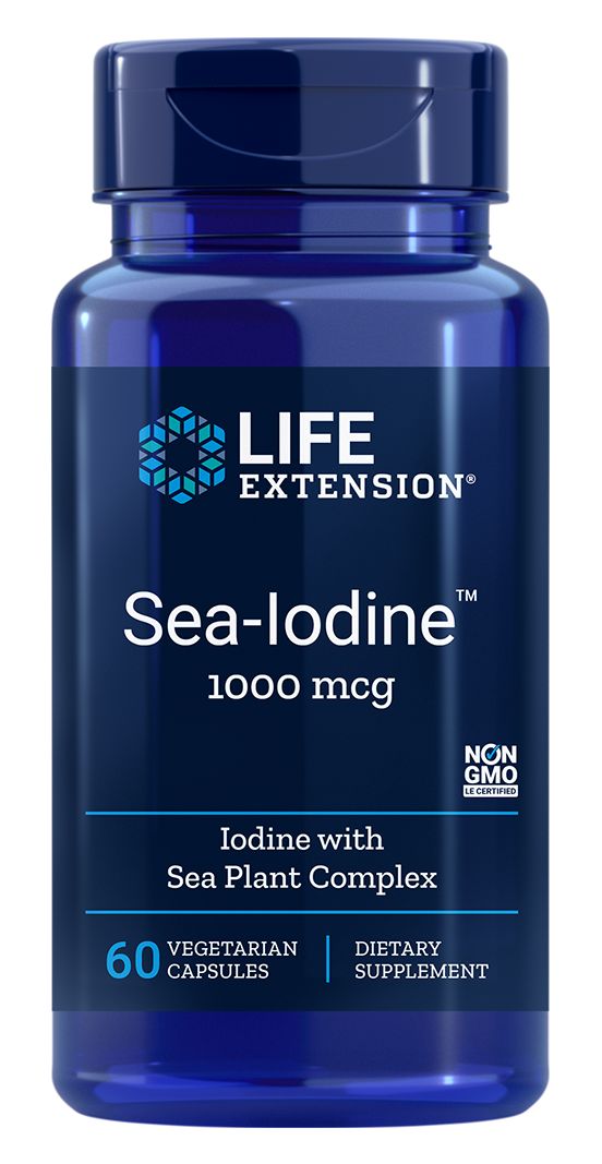 Life Extension Sea-Iodine 60 vegetarian capsules - High-quality Minerals by Life Extension at BariatricPal Store