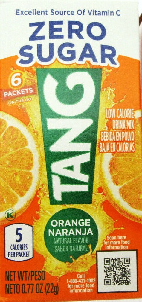 Tang Zero Sugar On-the-Go Drink Mix 6 packets - High-quality Beverages by Tang at BariatricPal Store