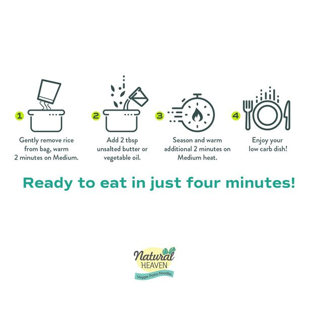 White Rice Hearts of Palm by Natural Heaven - High-quality Rice Substitute by Natural Heaven at BariatricPal Store