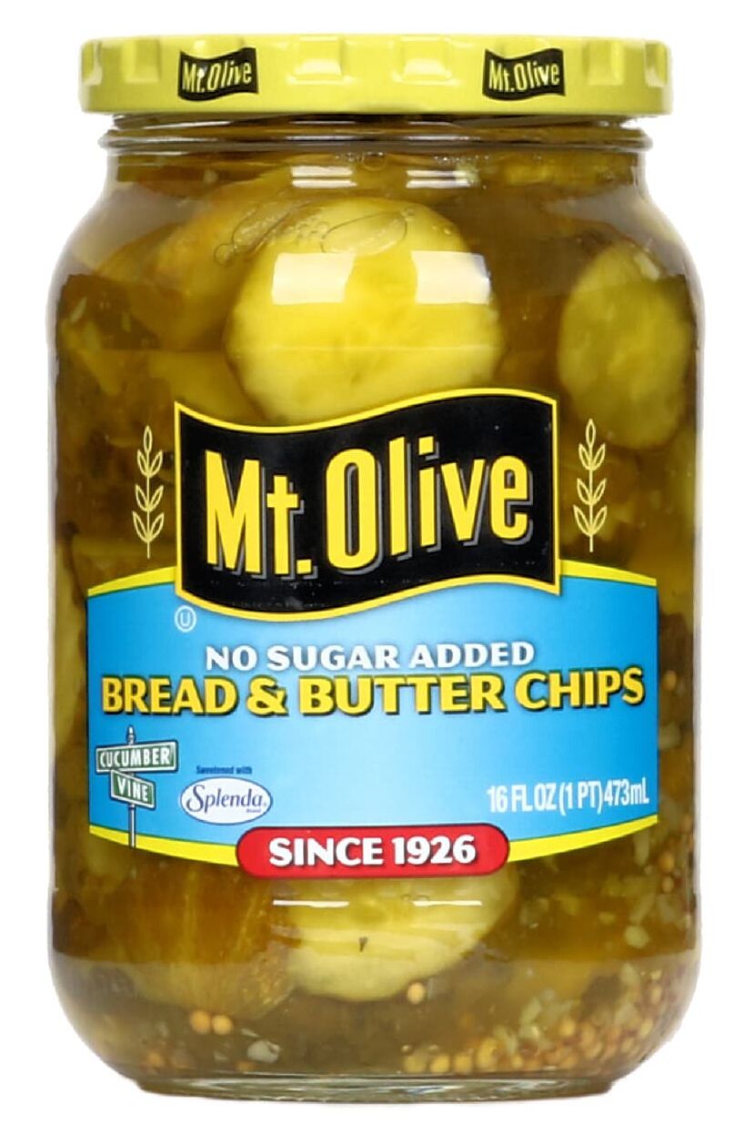 Mt. Olive No Sugar Added Bread & Butter Chips 16 fl oz. - High-quality Kosher by Mt. Olive at BariatricPal Store