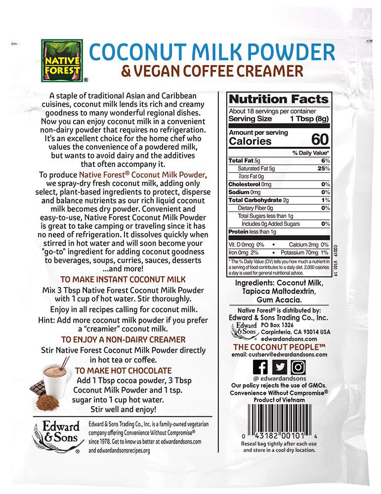 Native Forest Coconut Milk Powder 5.25 oz - High-quality Baking Products by Native Forest at BariatricPal Store