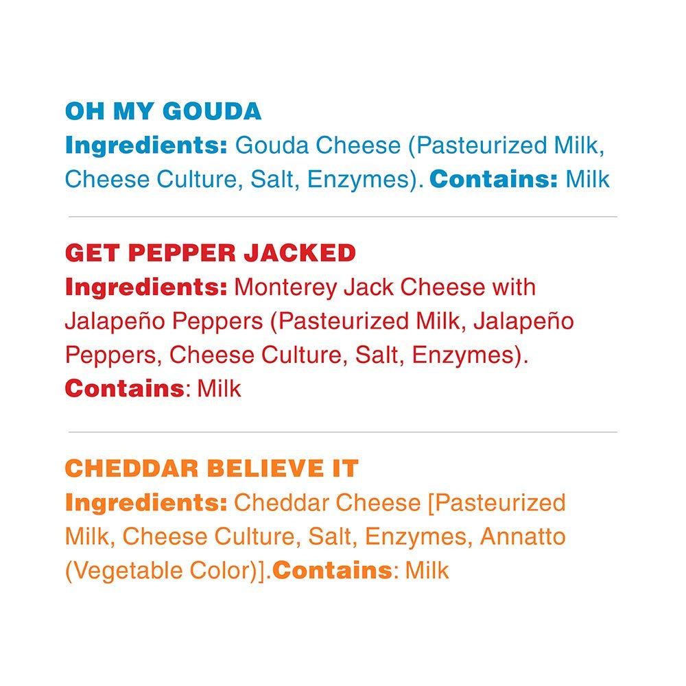 Moon Cheese (2oz.) 3-Flavor Variety Pack - High-quality Cheese Snacks by Moon Cheese at BariatricPal Store